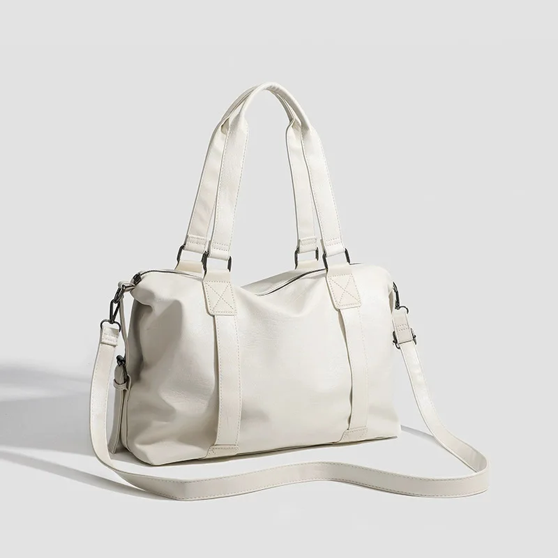 Women's Large Capacity Summer Tote Bag - Trendy Versatile PU Handheld