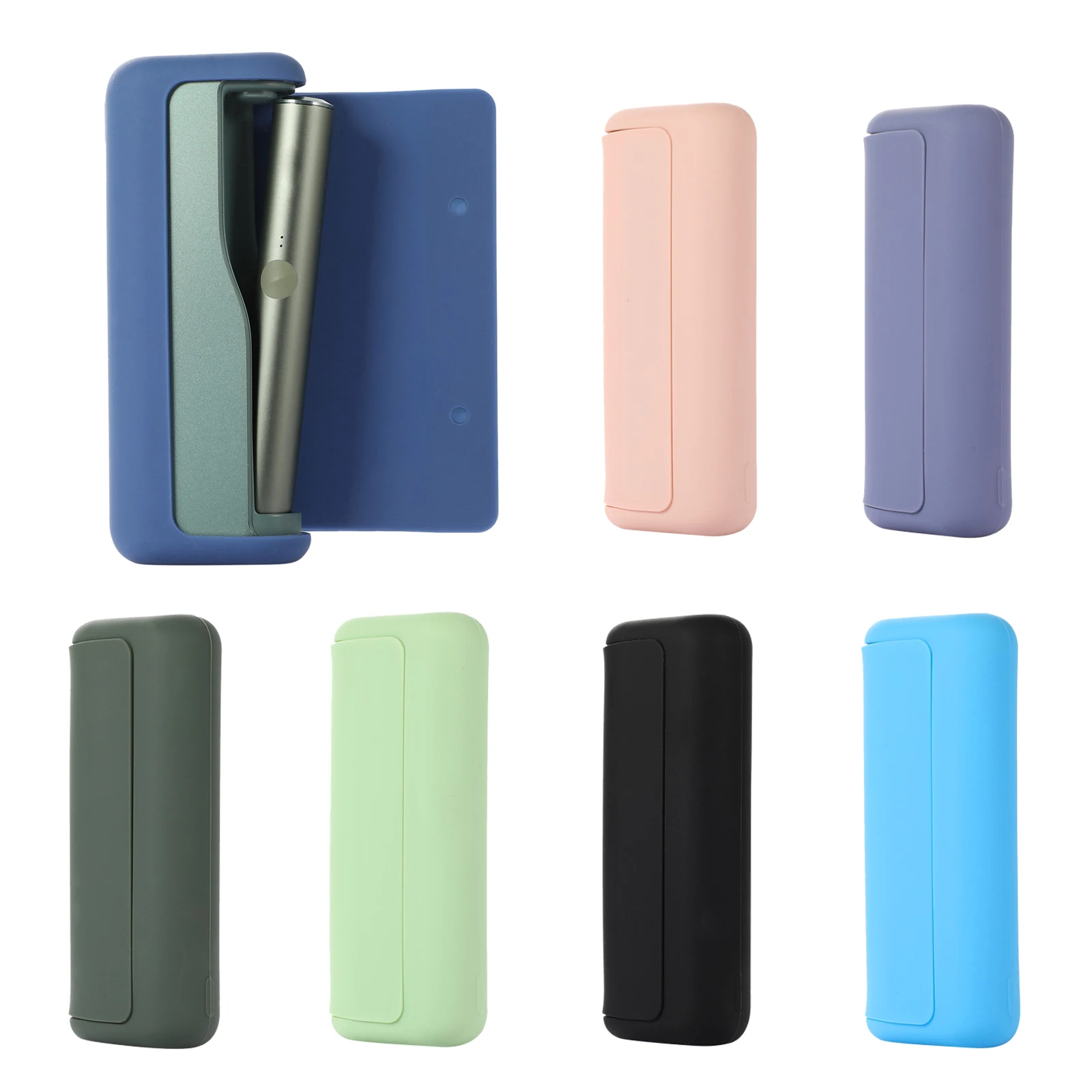 IQOS ILUMA Prime 전체 보호 커버용 올 인클루시브 실리콘 마그네틱 케이스, 스크래치 방지 파우치 백, 교체 가능 액세서리