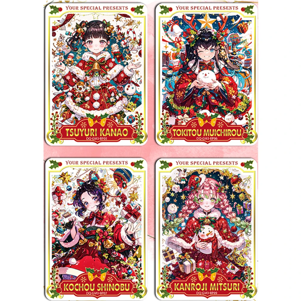 Board Games Game Cards Collectible Cards Anime Cards Anime Trading Cards DOUQU Demon Slayer Wave 3 Collection Card Hobby Game Card ACJ CCG TCG Doujin Booster Box Kids Toy Birthday And Christmas Gifts