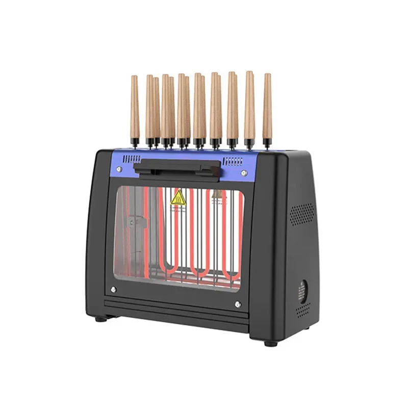 Barbecue Grill Household Automatic Rotating Skewers Machine Smokeless Rotary Electric Grill 220V/1200W Barbecue
