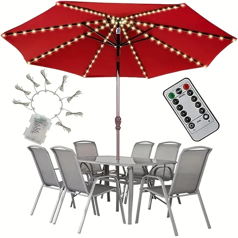 104 LED Umbrella Lights with Remote 1