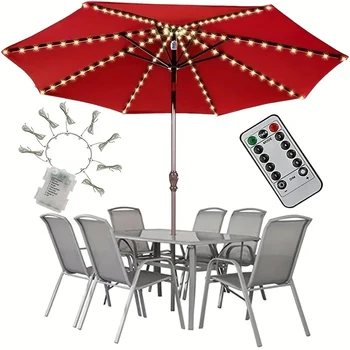 104 LED Umbrella Lights with Remote 1