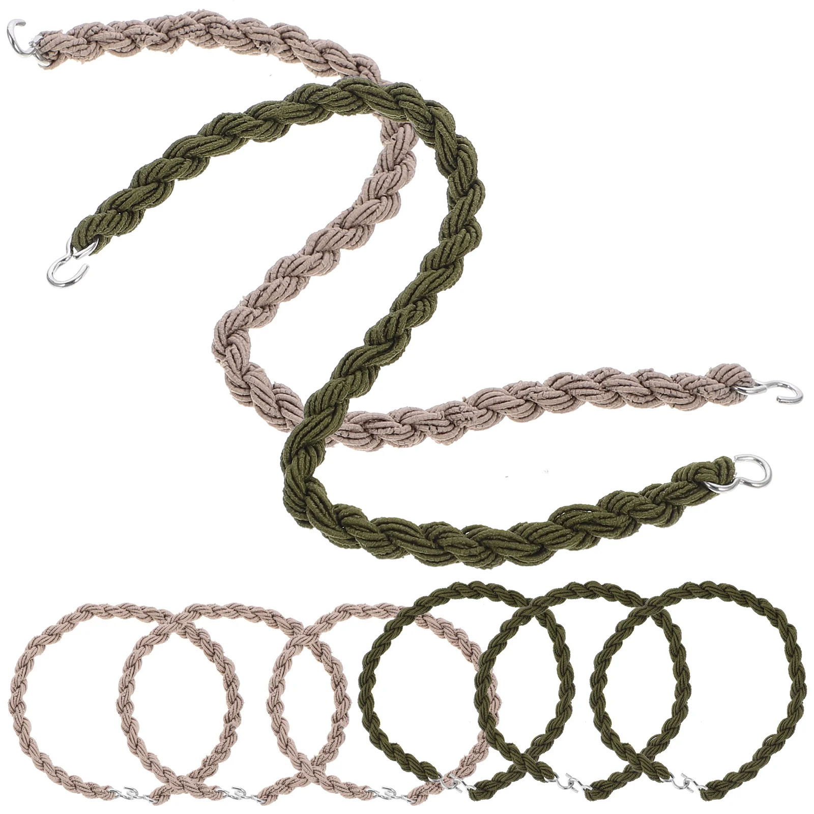 Outdoor Boot Straps Blousing Elastic Bands 8 Pcs