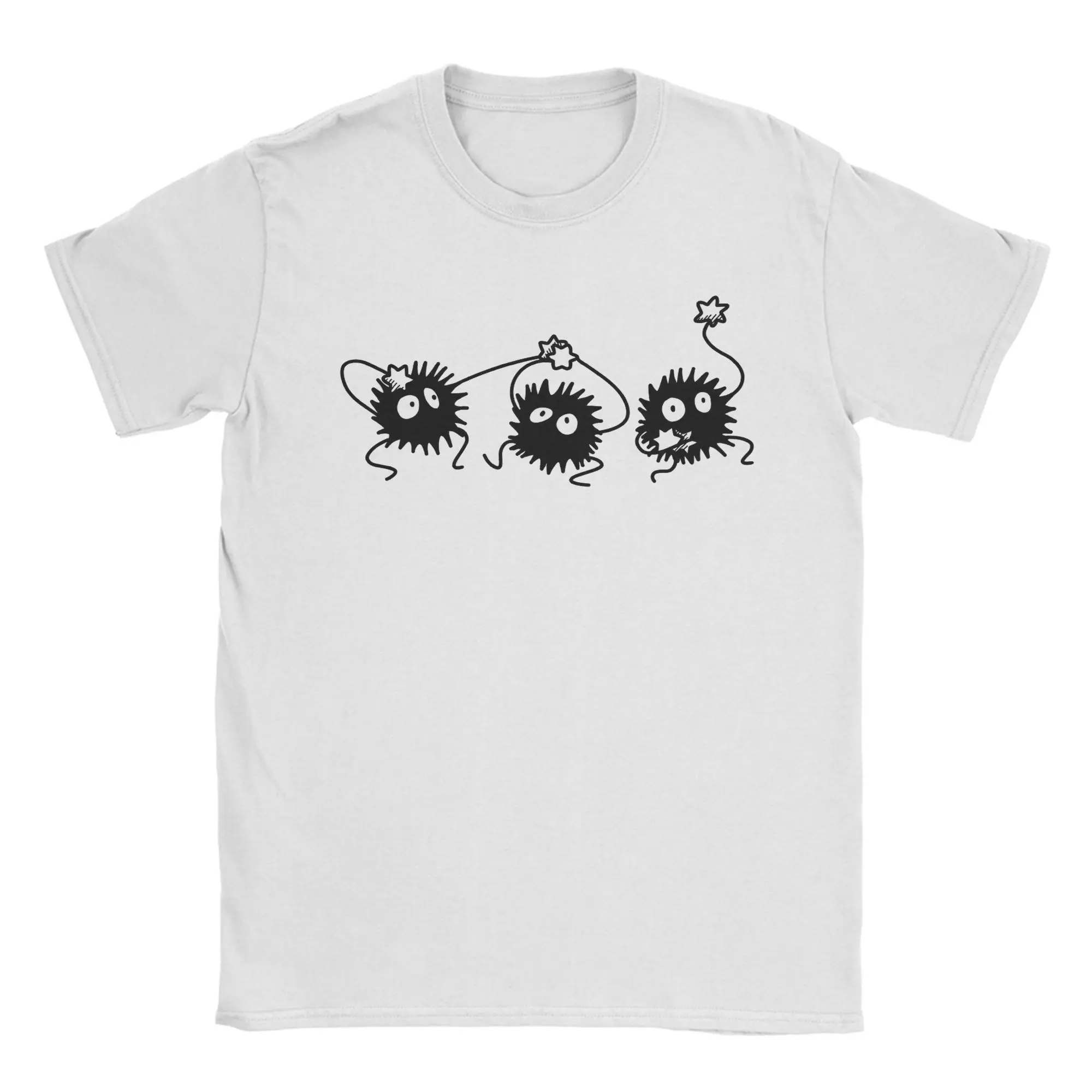 Vintage Totoro-Inspired Graphic Cotton T-Shirt - Fun & Casual Crewneck Tee
