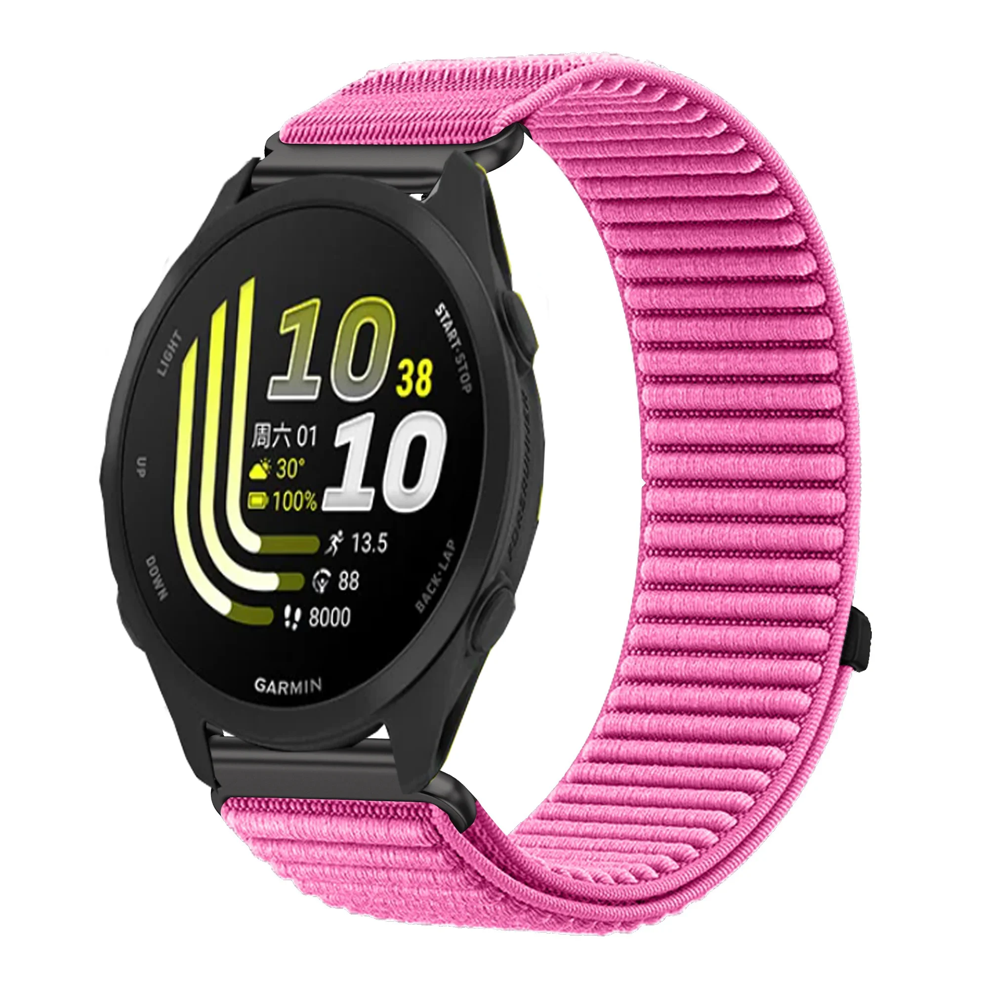Sport Nylon Loop Strap - Adjustable Wristband for Garmin Forerunner & Venu