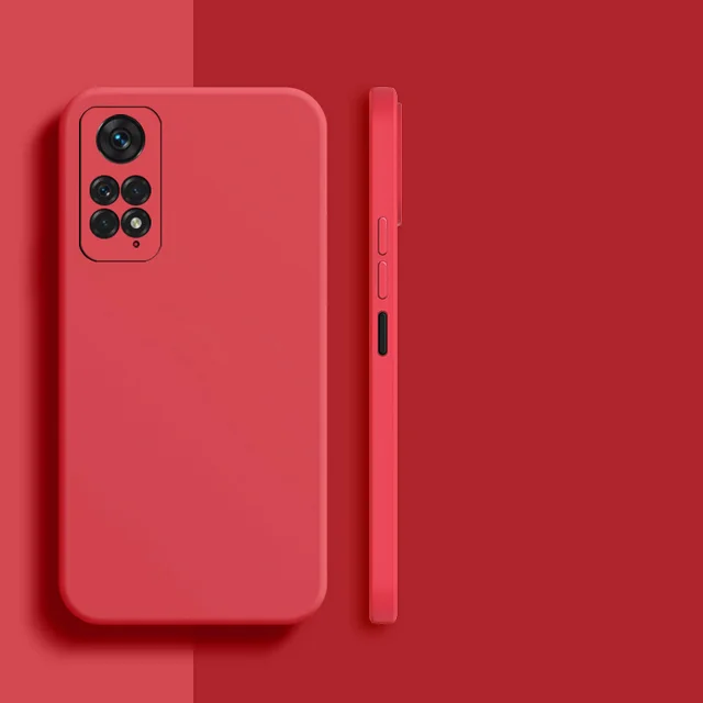 Funda De Silicona Líquida Para Xiaomi Redmi Note 11 Pro 5G 11s Global  Protective Back Casing