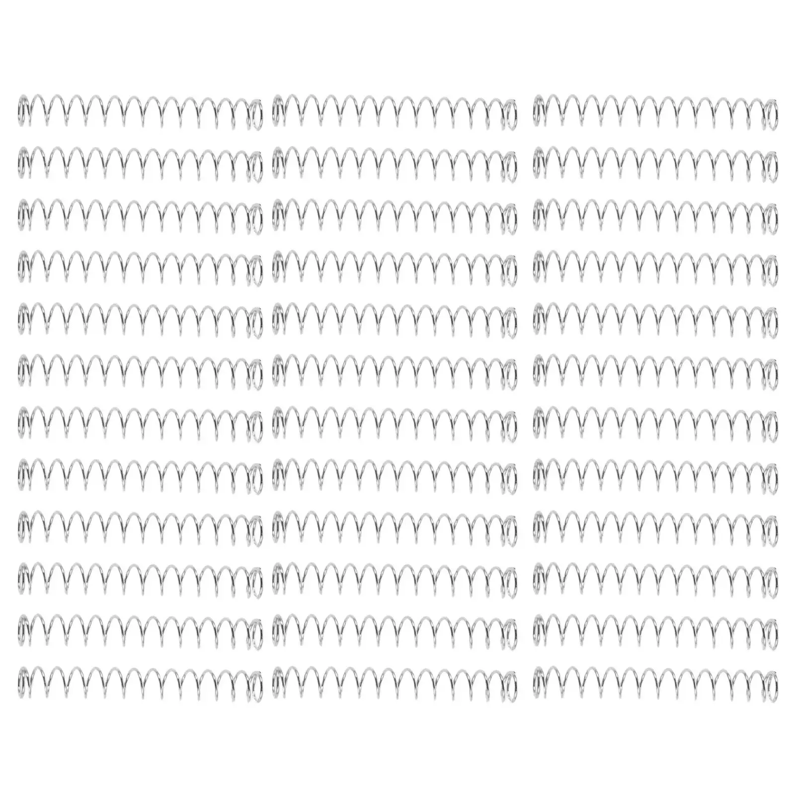 100Pcs 스테인레스 스틸 압축 볼펜 스프링 와이어 직경 0.4mm 외경 4Mm 길이 30Mm 젤 펜 리필 교체