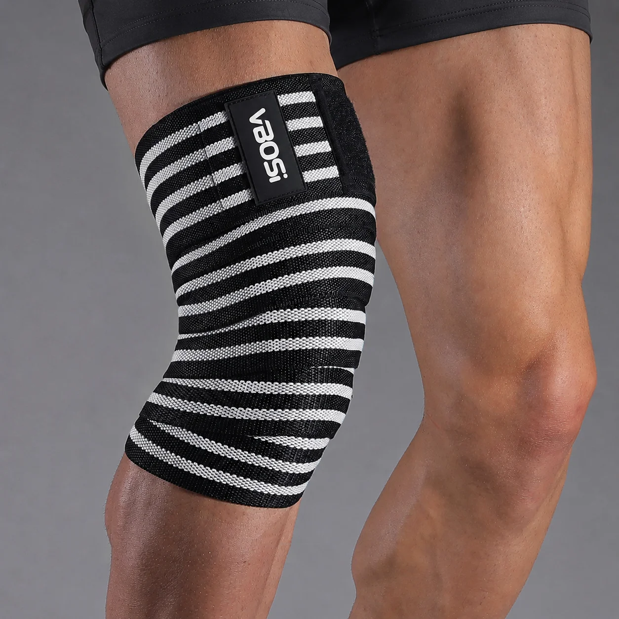 Adjustable Elastic Knee Support Wrap for Weightlifting and Kettlebell Training