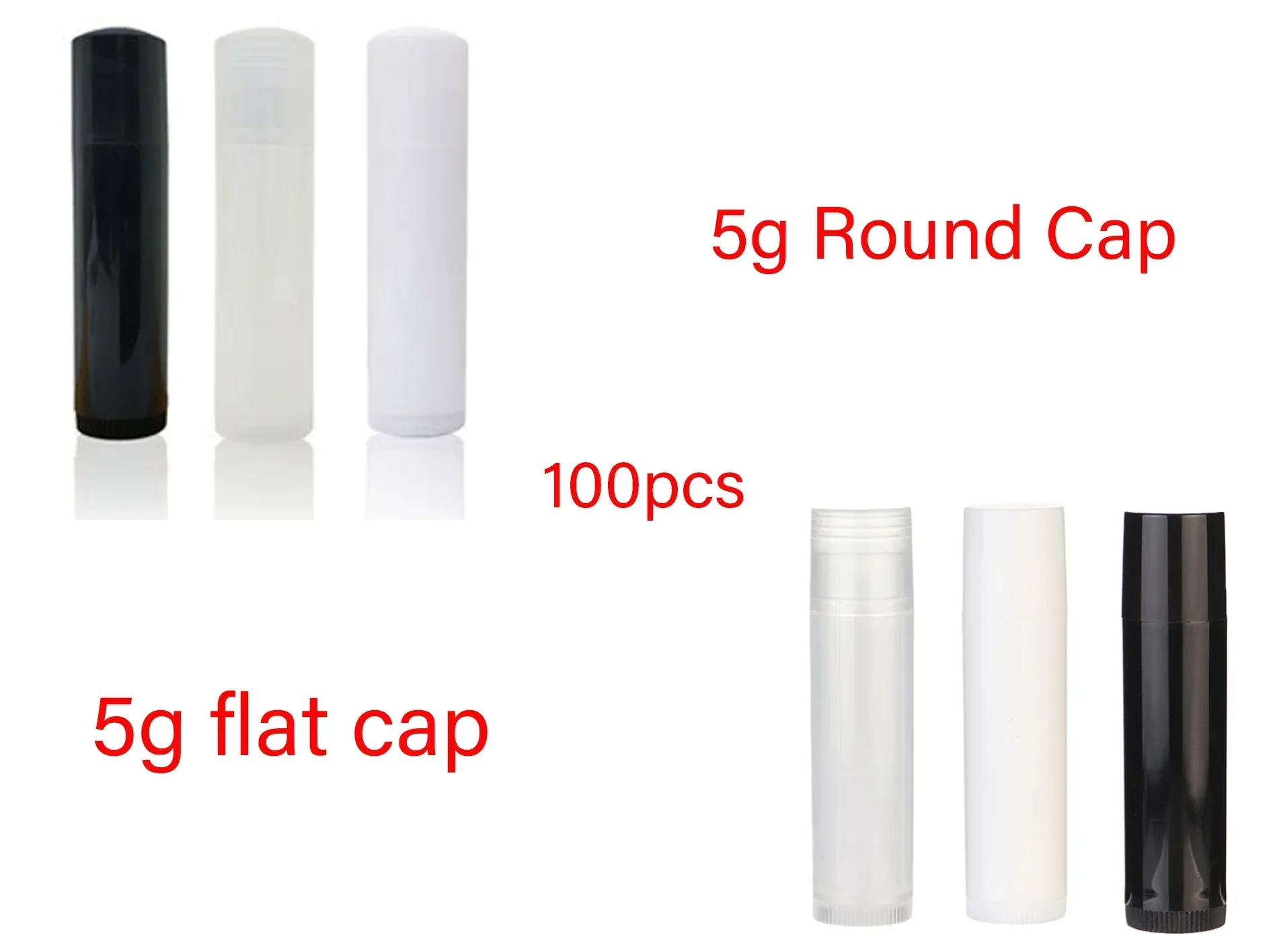 

50pcs 5ml Diy Empty Plastic Lip Gloss Tubes with Lids Women's Cosmetics Containers Travelling Dispenser Tool Bottles