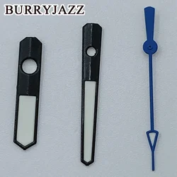 Elegant Silver and Black Watch Hands with Green Luminous Finish (Black  Blue)