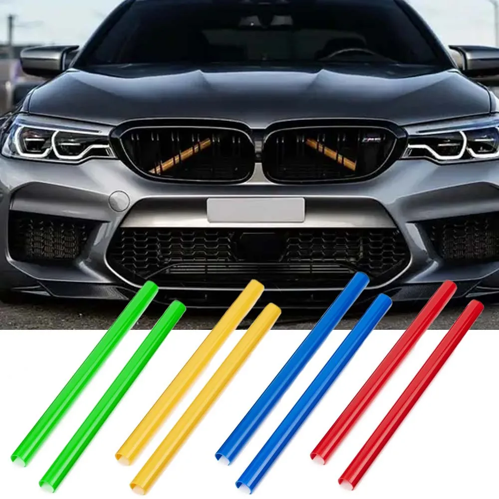 Premium Automotive Front Grille Trim Strips - Sleek and Stylish Design