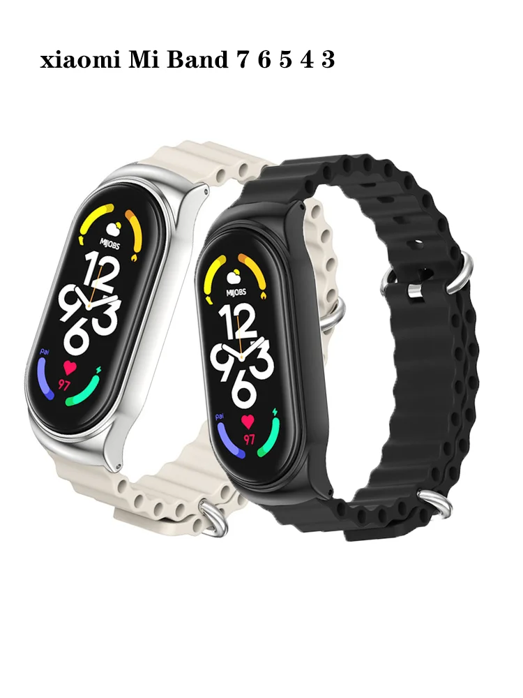 

Силиконовый ремешок для Xiaomi Mi Band 7 6 Mi band 3 4 5 6 7