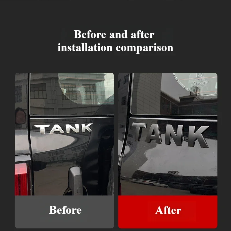 탱크 300 새로운 표준 수정 특수 차량 로고 자동차 장식 테일 로고 맞춤형 로고 자동차 Accesorios Para Auto
