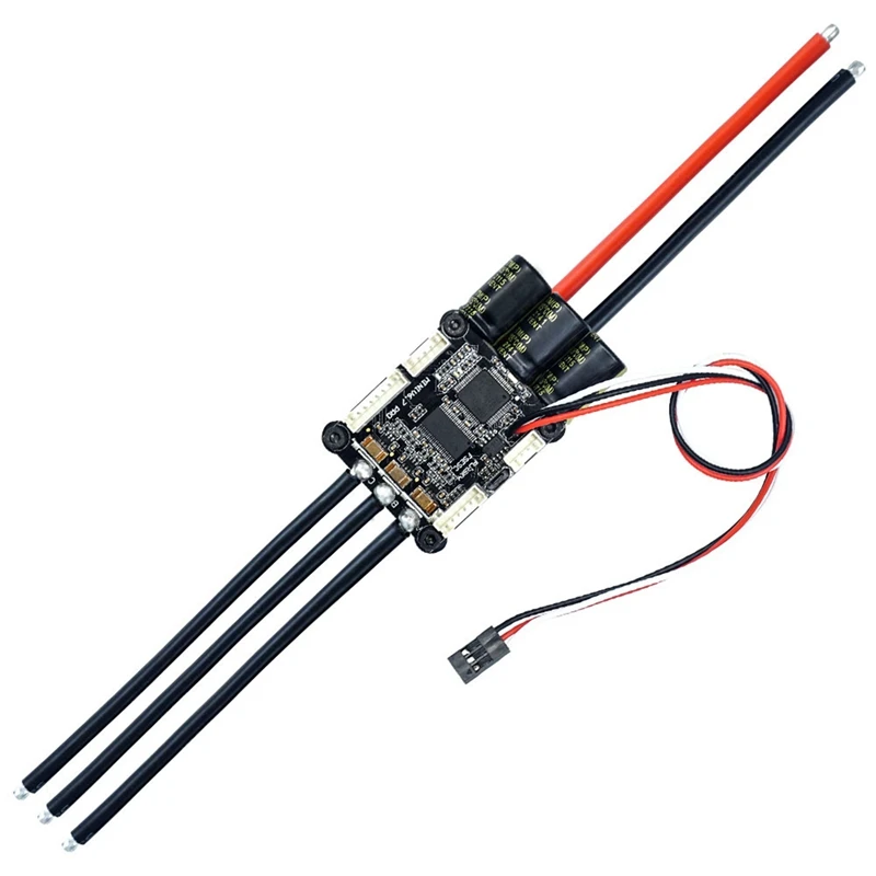 

Регулятор скорости FLIPSKY 4-13S Lipo ESC Mini FSESC6.7 70A Base On VESC6.6 с алюминиевым анодированным радиатором для бесщеточного двигателя постоянного тока