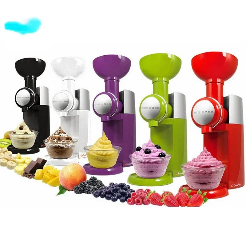 

MINI DIY fruit automatic ice cream machine electric soft ice cream maker