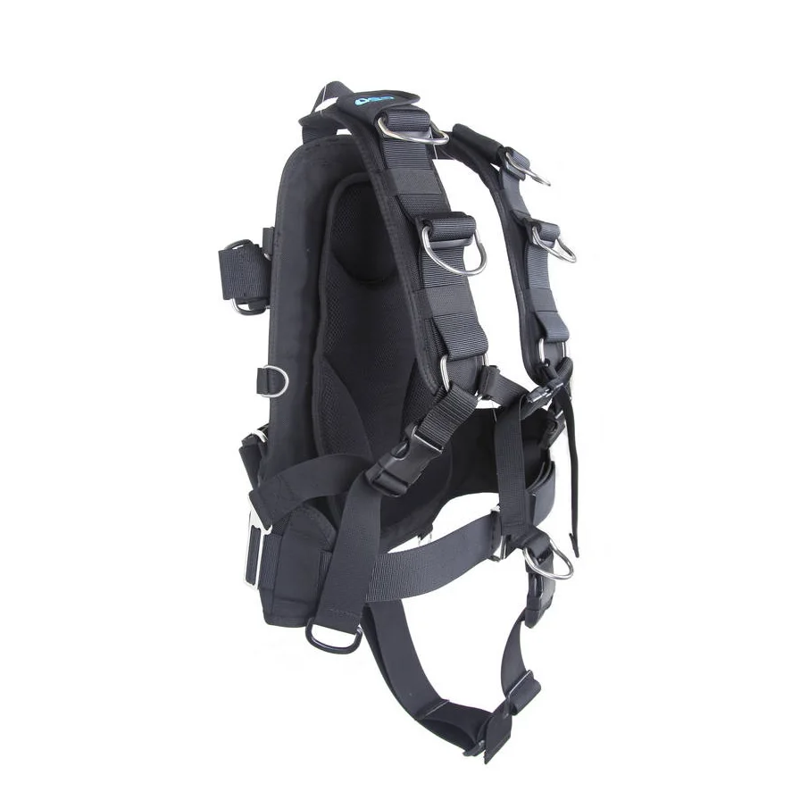 Scuba Diving BCD Technical Diving Soft Harness To Fit Backmount With Soft Shoulder Pad Adjustable Strap
