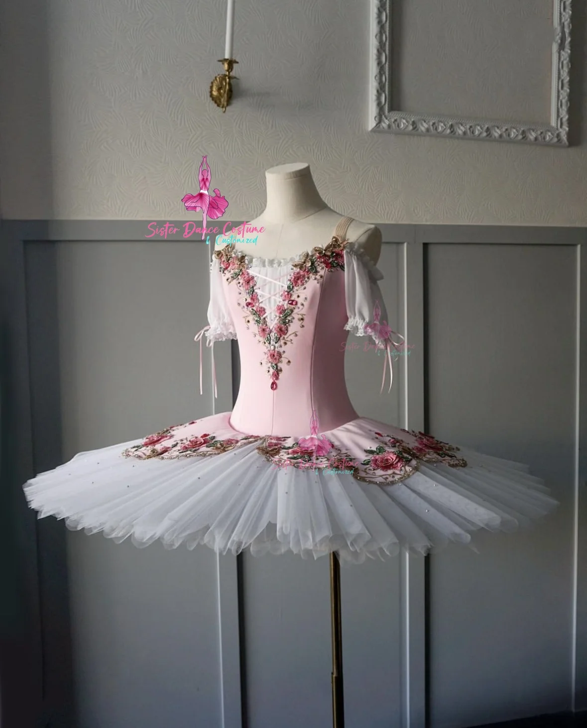 

High-end private custom ballet classical TUTU short skirt performance competition dress women's costume