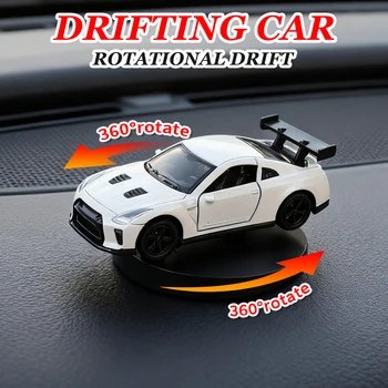 Car Individuality Center Console Decoration Sports Car Drift Rotating Car Decor Auto DashboardTurning Racing Model Decoration