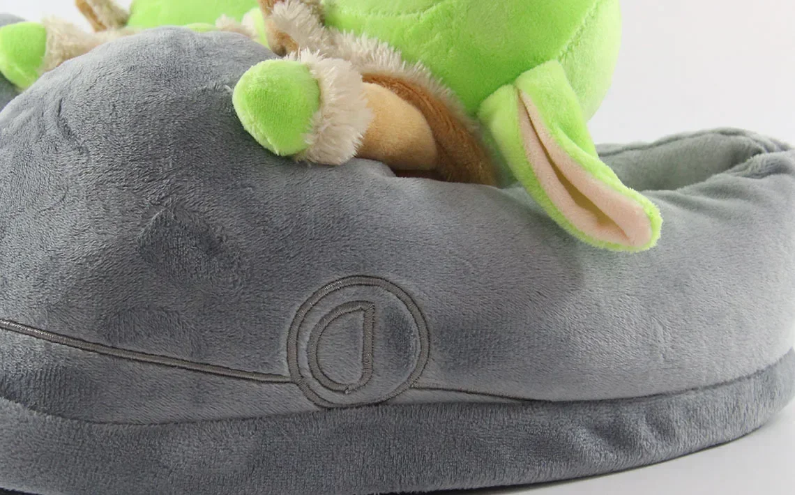 Disney Baby Yoda Stuffed Toys Mandalorian Slippers Keep Warm