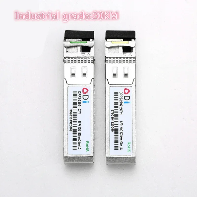 SFP 10G LC 20KM 1270nm/1330nm Industrial grade Single Fiber SFP Optical Module Transceiver Industrial grade -40-85 Celsius