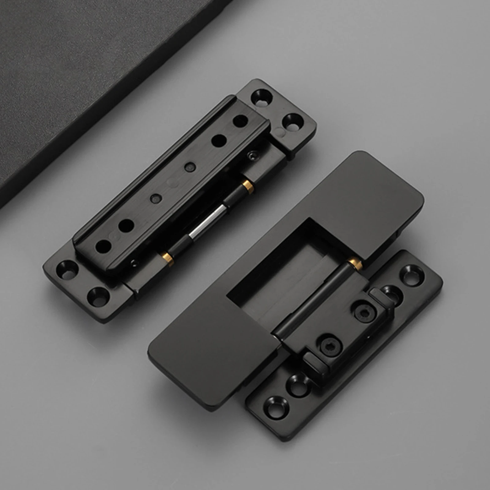 2Pcs Hidden Door Hinges Invisible Hinges Adjustable Thin Concealed Door Hinge Hardware for Secret Interior Living Room