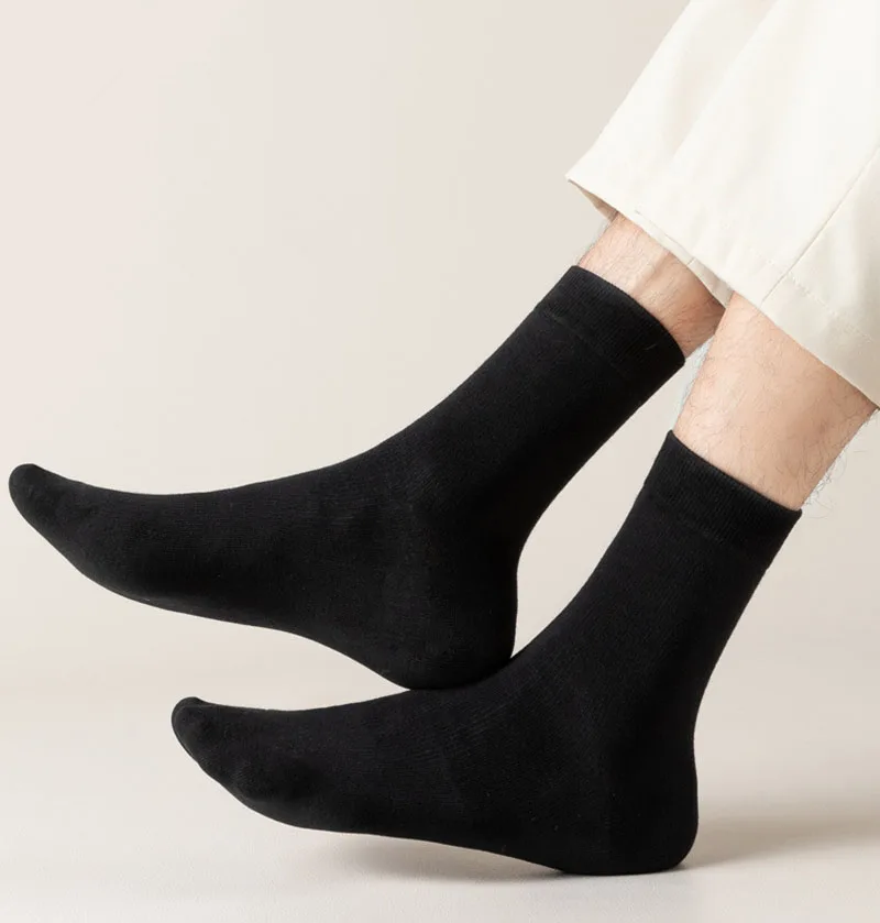 Men Cotton Socks OEM Male Middle Tube Socks Custom Printing Cotton Socks For Man Business Soft Socks 14 S0c725c60305342cb98b36015825b6be33