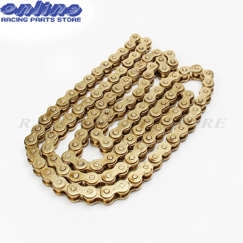 64 limbs KMC Chain 428 Gold = 81,28cm incl Chain Lock ISO 9001 