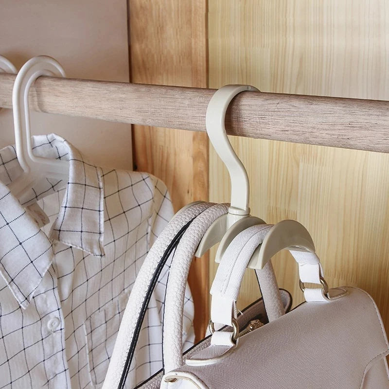HangersMultifunctionalRotatableWardrobeBagRackNecktieShelf