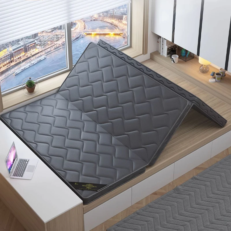 Description Picture 5 of itemFoldable Coconut Palm Mattresses Breathable Tatami Mat Modern Bedroom Furniture Hard Home Student Dormitory Storage Mattress 6cm