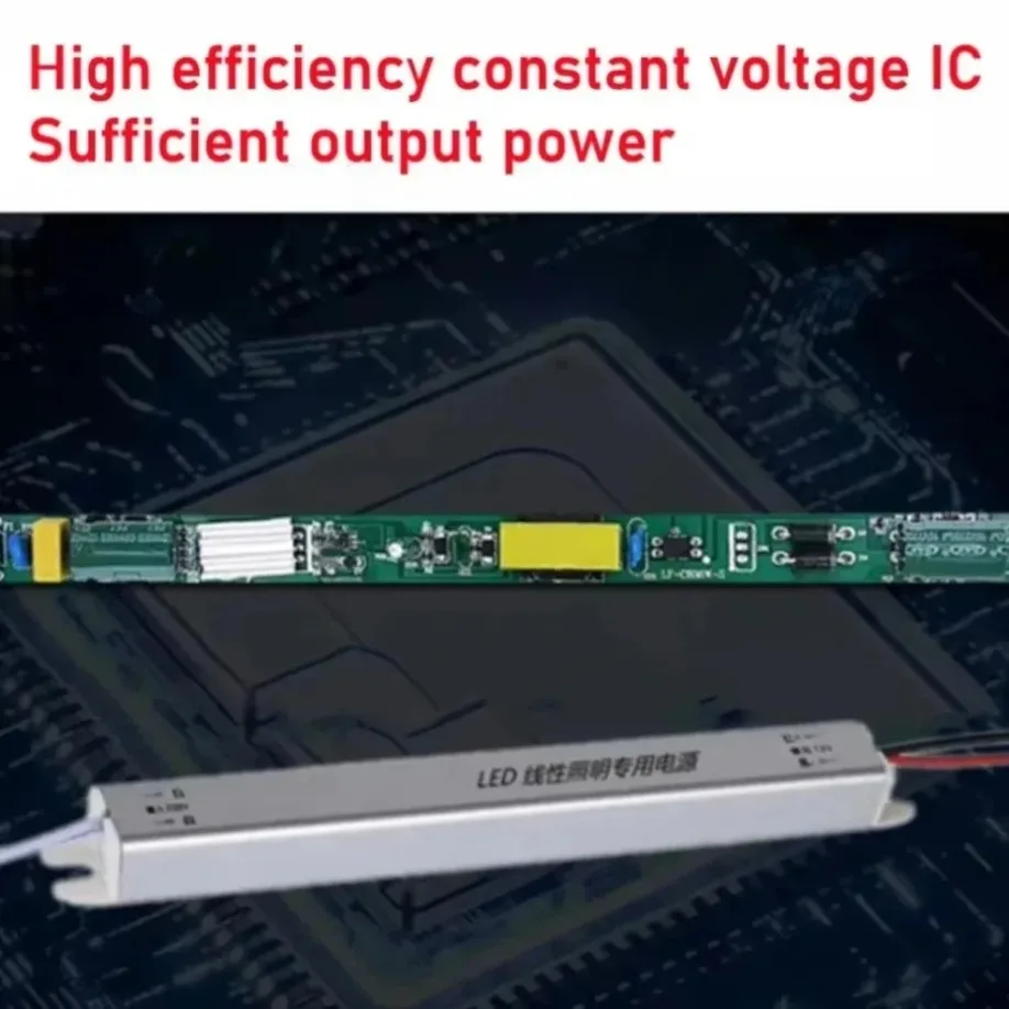 LED Lighting Power Supply Transformer - AC to DC Switching Power Converter for LED Strips (24W-100W)