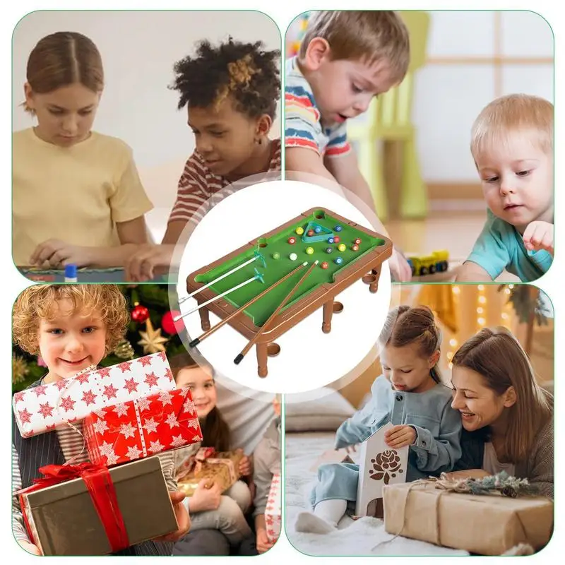 Mini Tavolo Da Biliardo Giocattolo Portatile Tavolo Da Biliardo Set Da Biliardo Con Treppiede E 4 Stecche Per Soggiorno Camera Da Letto Uso Interno