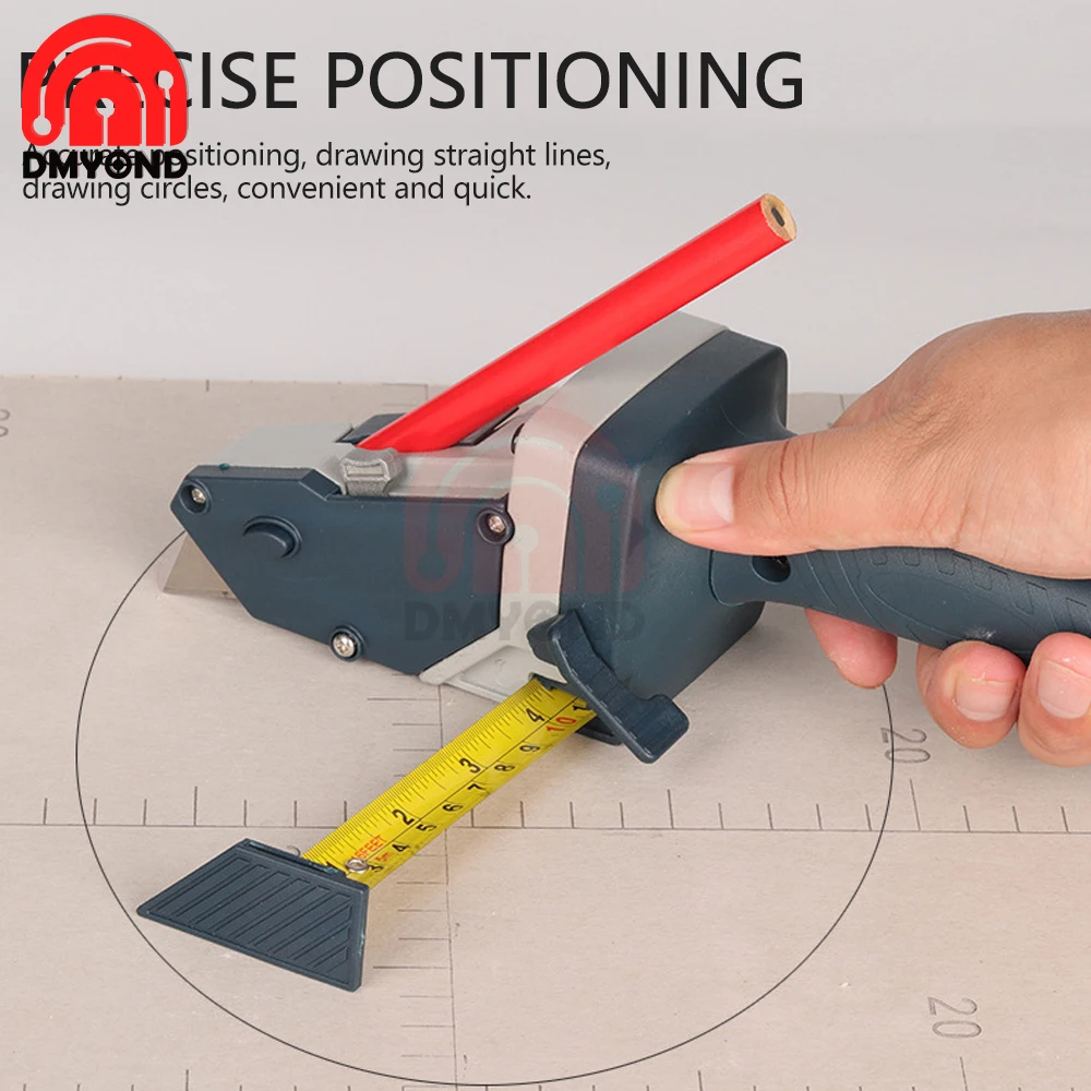 Gypsum Board Cutter Scriber Plasterboard Edger Drywall Automatic Cutting Artifact Cutter Tool Scale Home Woodworking Hand Tools