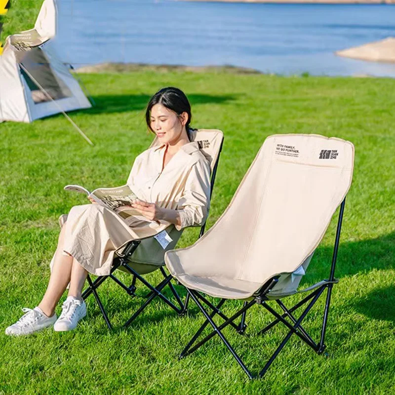 

Garden Folding Camping Chair Portable Travel Picnic Storage Lounge Chair Living Room Terrace Silla De Playa Outdoor Furniture