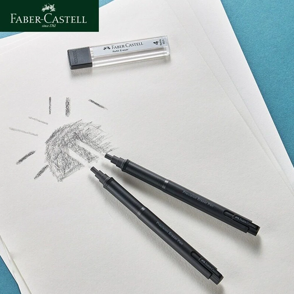 FABER-CASTELL 고광택 지우개 펜 스타일 초미세 스케치 드로잉 학생용 디테일 지우개 흔적을 남기지 않음 미술 용품