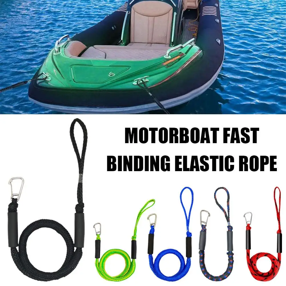 

Yacht Fast Rope Motorboat Fast Binding Elastic Rope Equipment Line Rope Stopping Dock Bungee Boat Mooring Marine Hook Ship N2V2