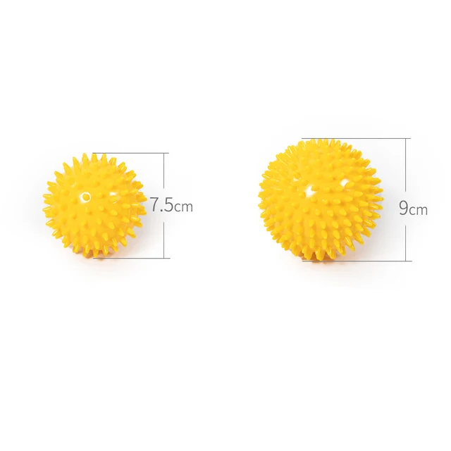 Durable PVC Spiked Massage Ball Trigger Point Sports Fitness Hands Feet Plantar Pain Relief Fasciitis Relief 7cm/9cm Yoga Ball 3