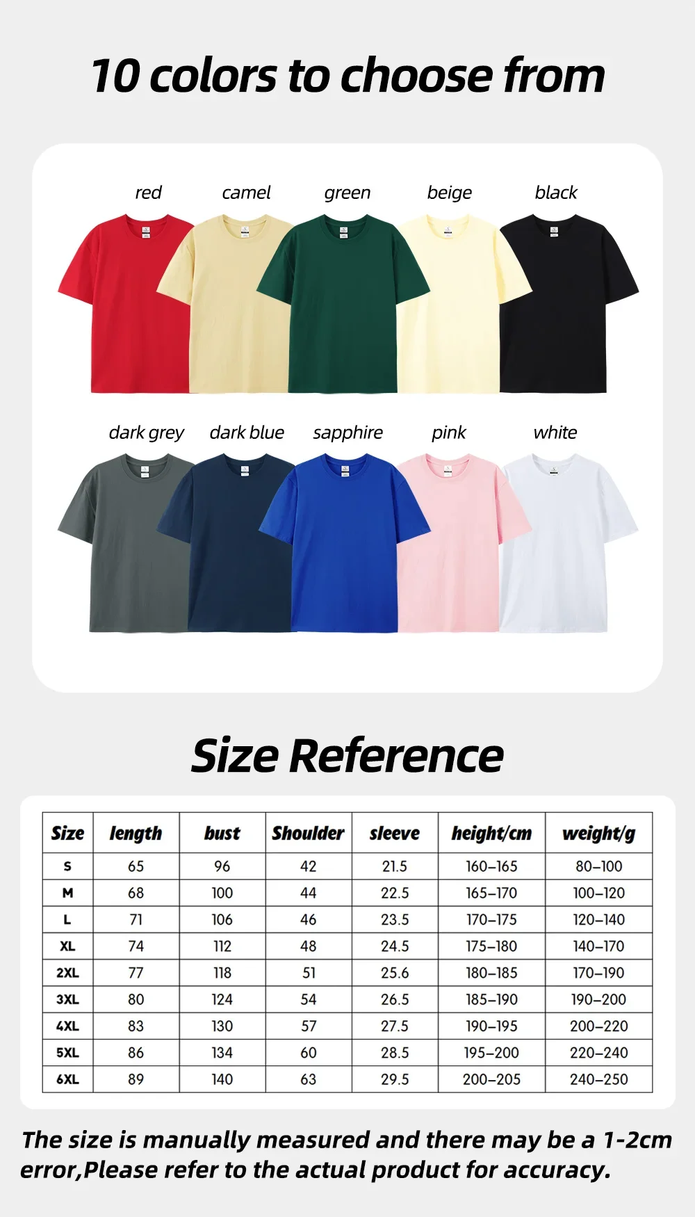 Kostenloses Logo für Damen und Herren, individuelles Bild, T-Shirts, 100 % Baumwolle, 220 g/m2, lässiges Kurzarm-T-Shirt, Enterprise-Team, kulturelle Arbeitskleidung – Detail 1