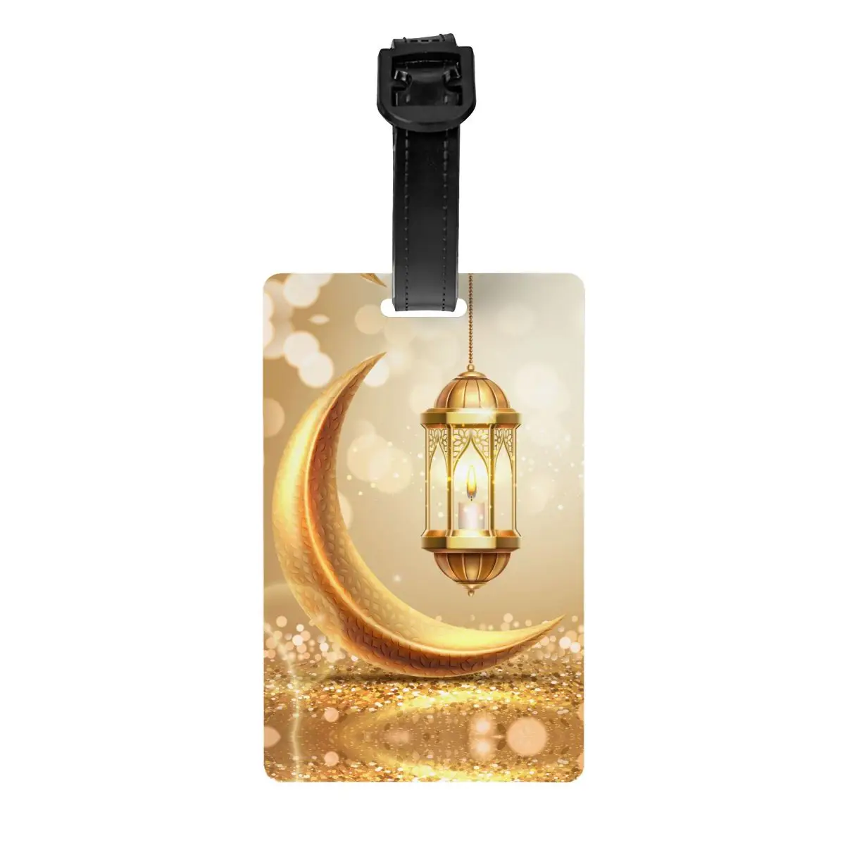 

Ramadan Kareem Luggage Tag Custom Islamic Muslim Eid Mubarak Baggage Tags Privacy Cover Name ID Card