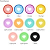 Fromthenon Binder Notebook Plastic Disc Rings 28/32/24mm Macaroon Color Binding Discs In Heart Shape for Mushroom Hole Planner 2