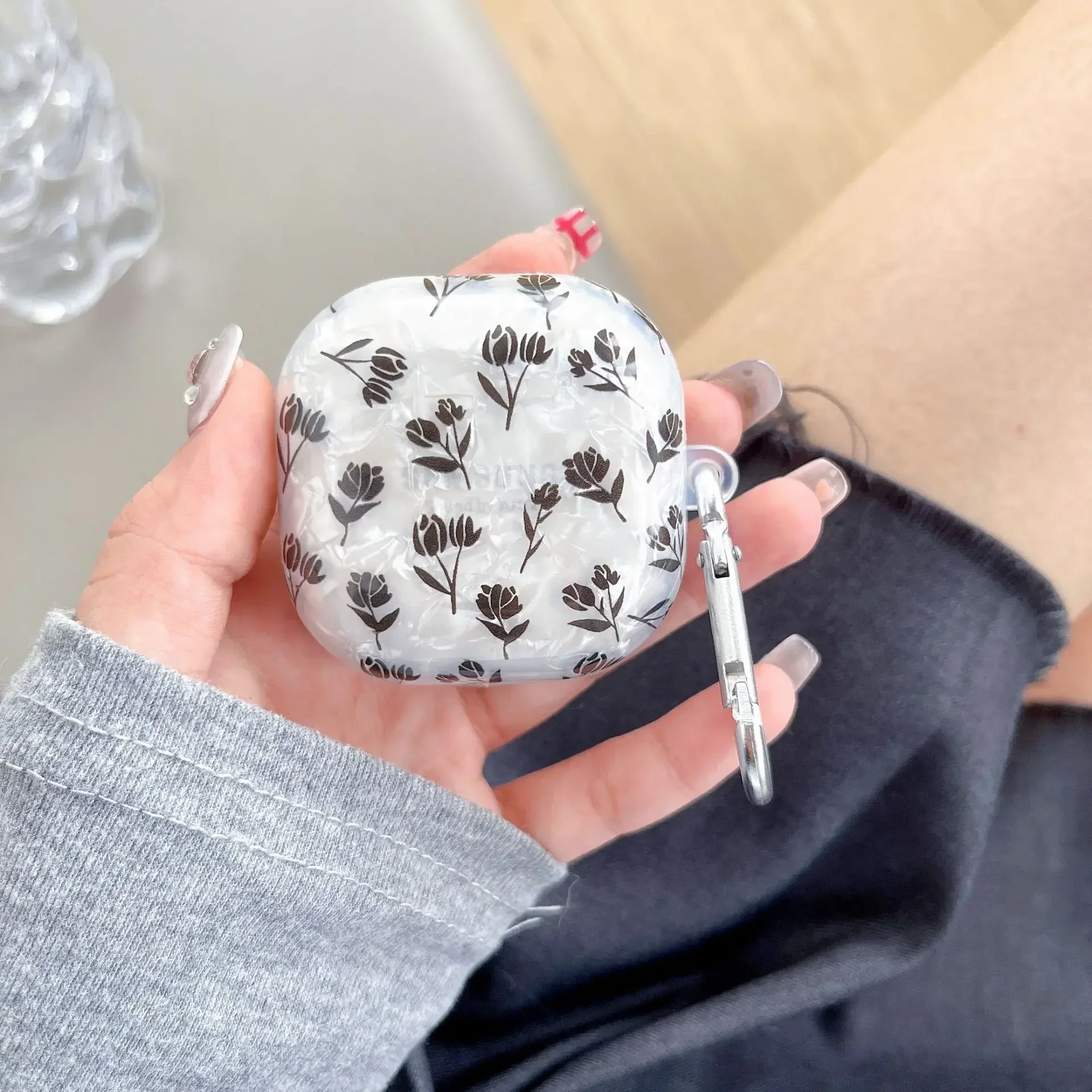 Чохол для Samsung Galaxy Buds FE/Live/Buds2/Buds Pro Cute Flower for Girl Earphone Protector Accessories for Buds2/Live Case