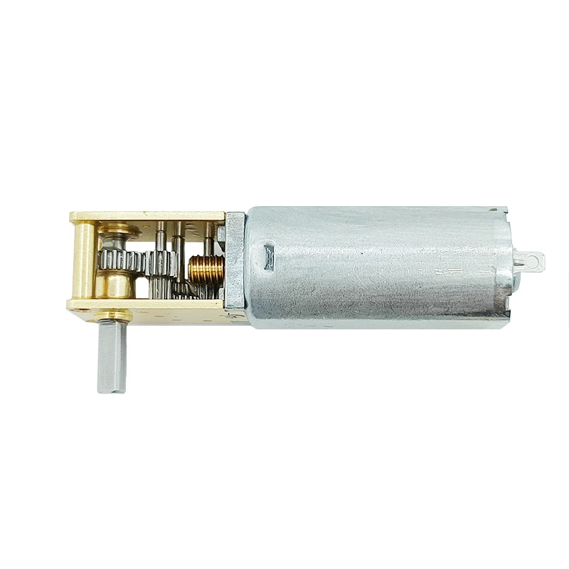 DC3V 6V 12V 1218-050 Mini 050 Gear Motor Single/ Dual/ Long Shaft 4RPM-381RPM Slow Speed High Torque Worm All Metal gearbox Motor