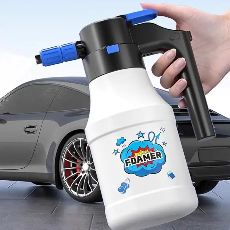 

Car Wash Sprayer Vehicle Wash Foamer High Pressure Electric Detailing Foam Sprayer 1.5L Spray Foam Cleaner for Gardening Pet