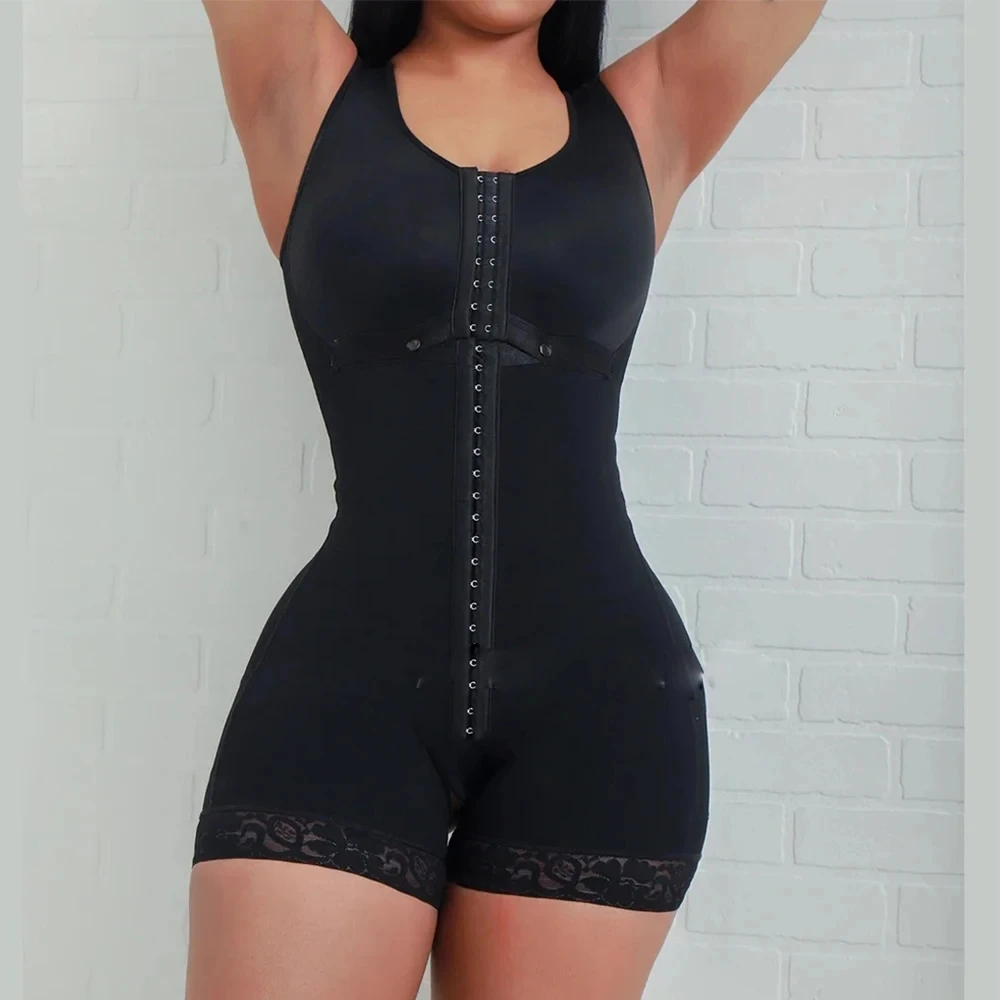 

Fajas Colombianas Full Body Shaper Compression Flatten Abdomen Tummy Control Butt Lifter Shapewear Waist Trainer Bodysuit