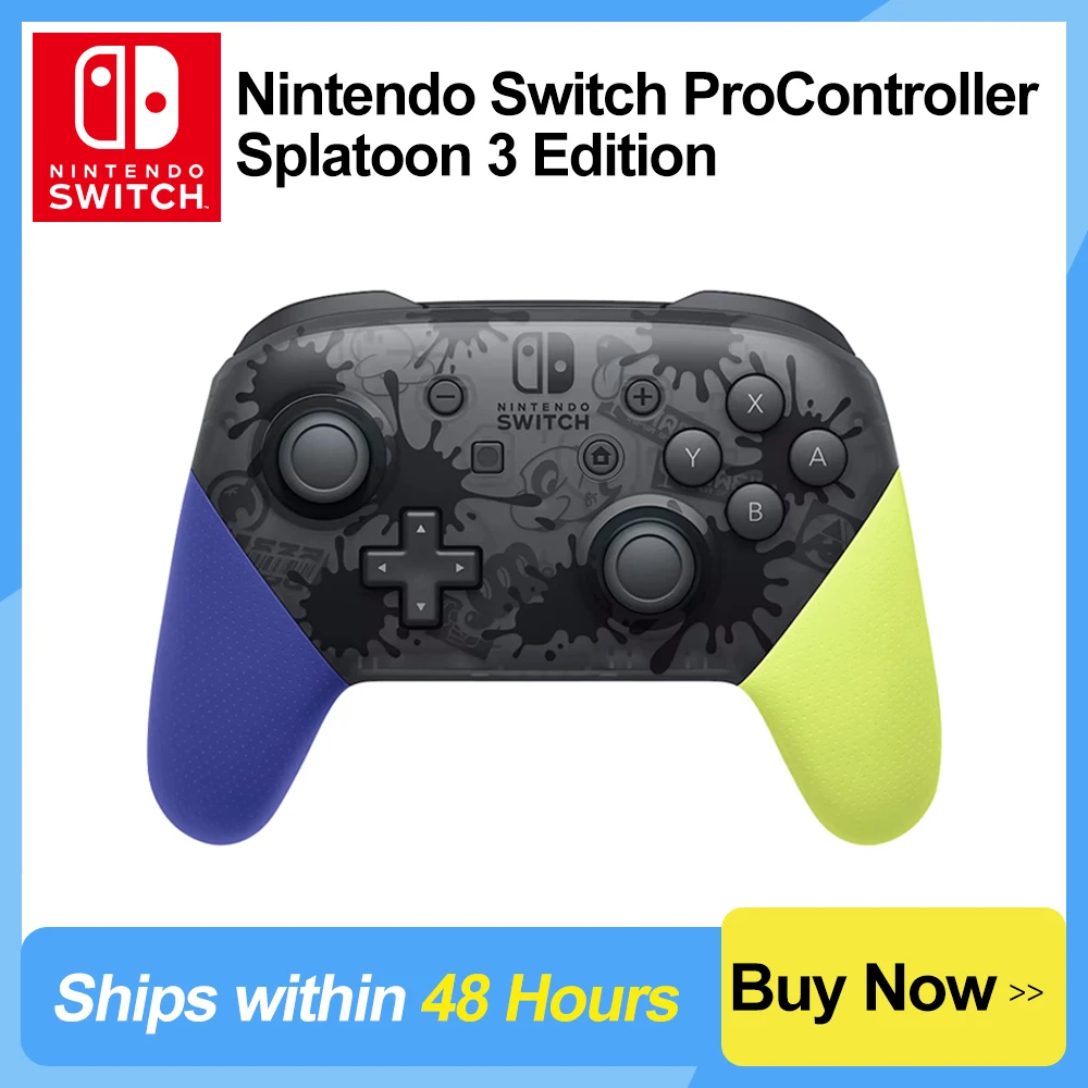Nintendo Switch Pro Controller Splatoon 3 Edition Supporto A Più Colori Usb Wireless Bluetooth Compatibile Funzione Nfc Integrata