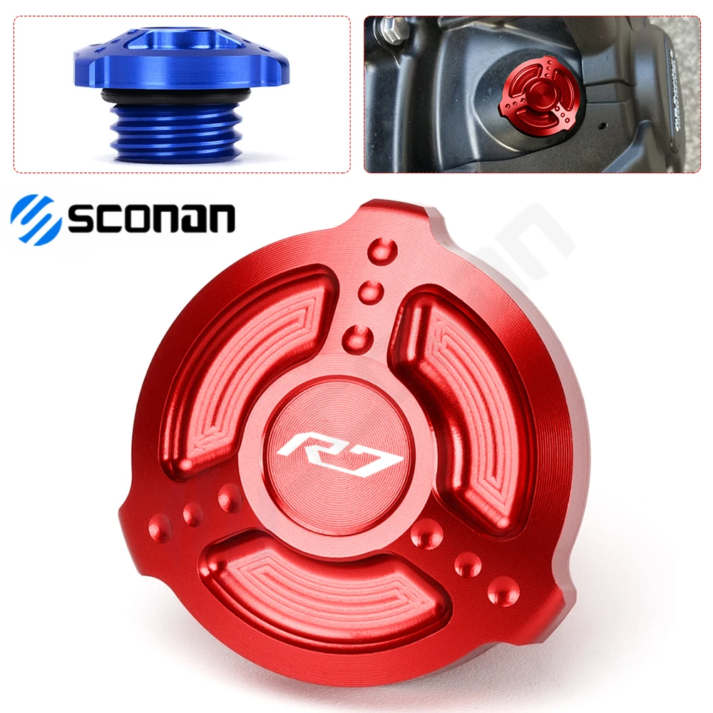 Motorcycle-Accessories-Aluminum-Engine-Plug-Cap-Oil-Filter-Cover-For ...