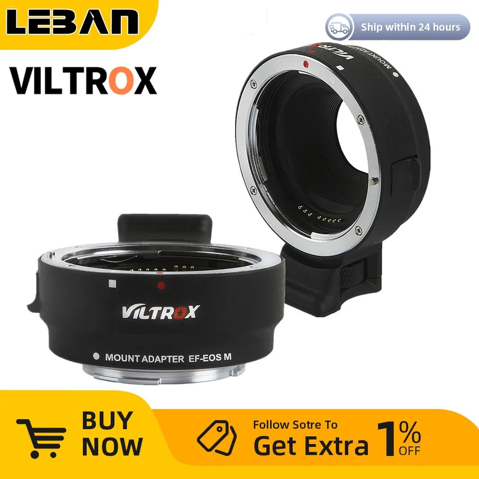 Viltrox EF-EOS M Electronic Auto Focus Lens adapter for Canon EOS
