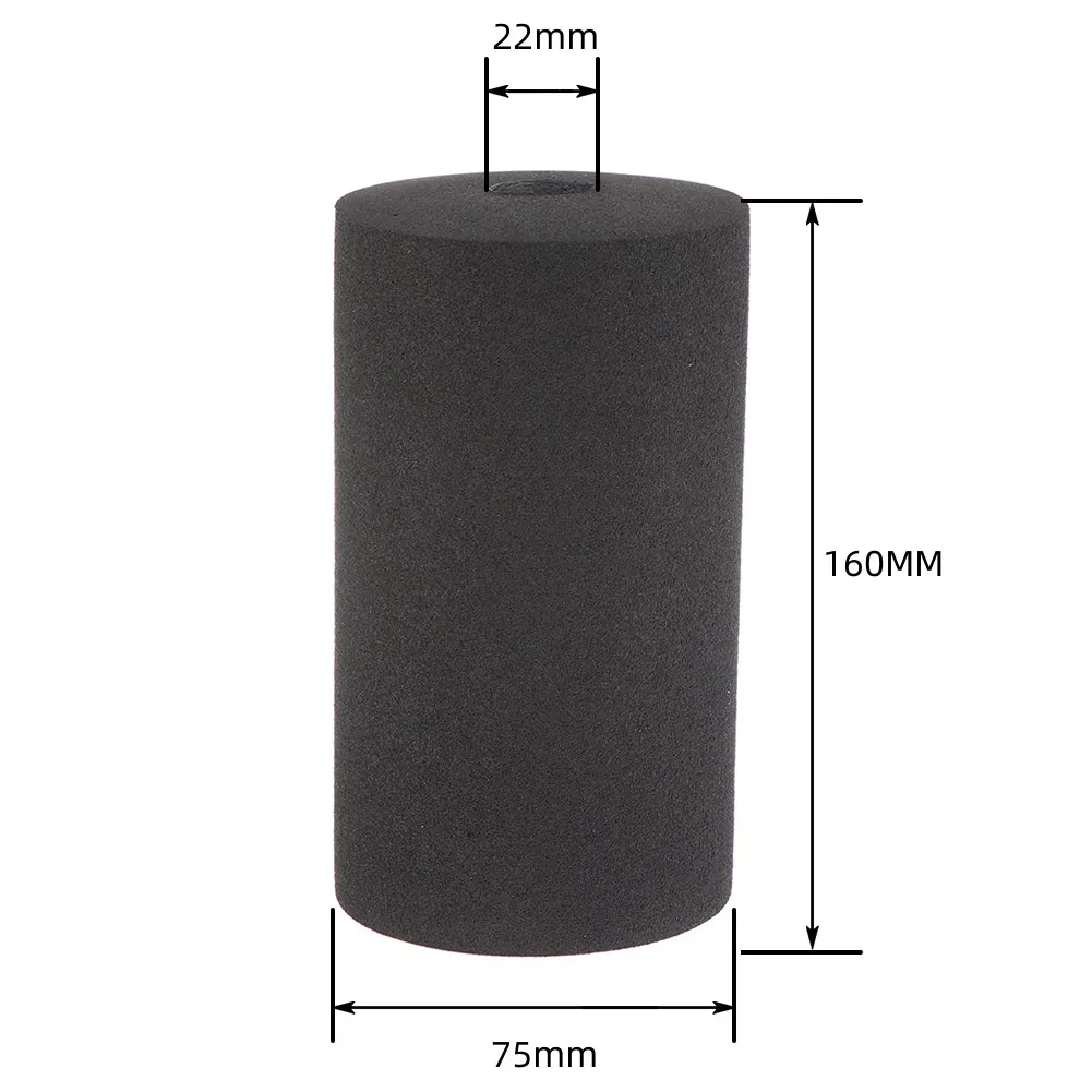 Description Picture 4 of item2PCS New Foot Foam Pads Black Foam Rollers Replacement For Leg Extension For Weight Bench Home Bench And Gym Workout Machines