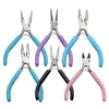 Small Pliers Stainless Steel Tong Head Jewelry Pliers Making Tool DIY Multi-purpose Tool Pliers Round Needle Nose Pliers Parts 3