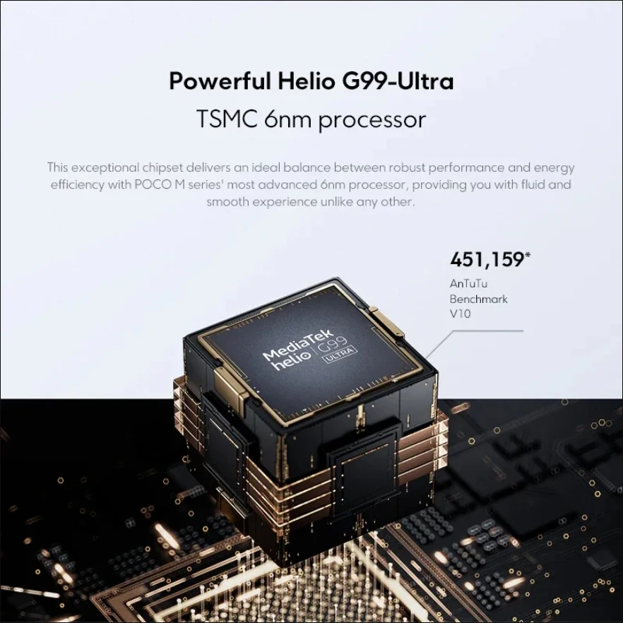 Wersja globalna POCO M6 Pro Helio G99 Ultra 120Hz z potrójną kamerą 64MP z ładowaniem Turbo 5000mAh 67W