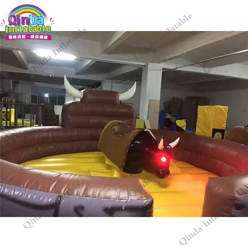상업용 어린이 및 성인 야외 스릴 넘치는 풍선 게임 기계식 황소 판매 로데오 라이드 불 스포츠 게임